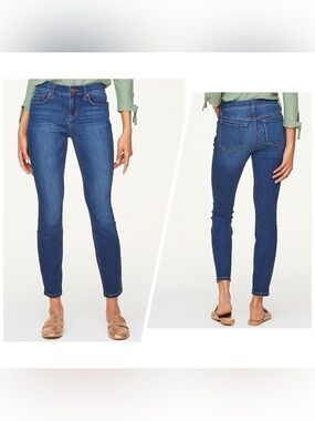 LOFT Outlet Size 6 Petite Medium Wash Slim Fit Ankle Length Jeans